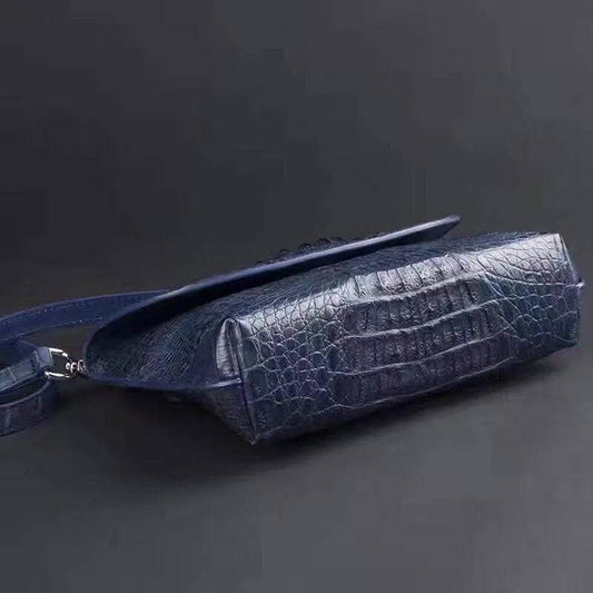Crocodile Skin Leather Men's Business Clutch Bag Mobile Phone Bag Purse