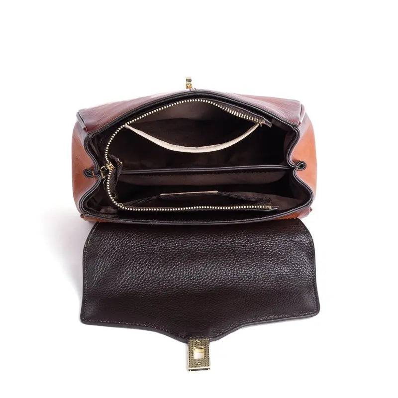 Rossie Viren Women's Mini Leather Top Handle Satchel