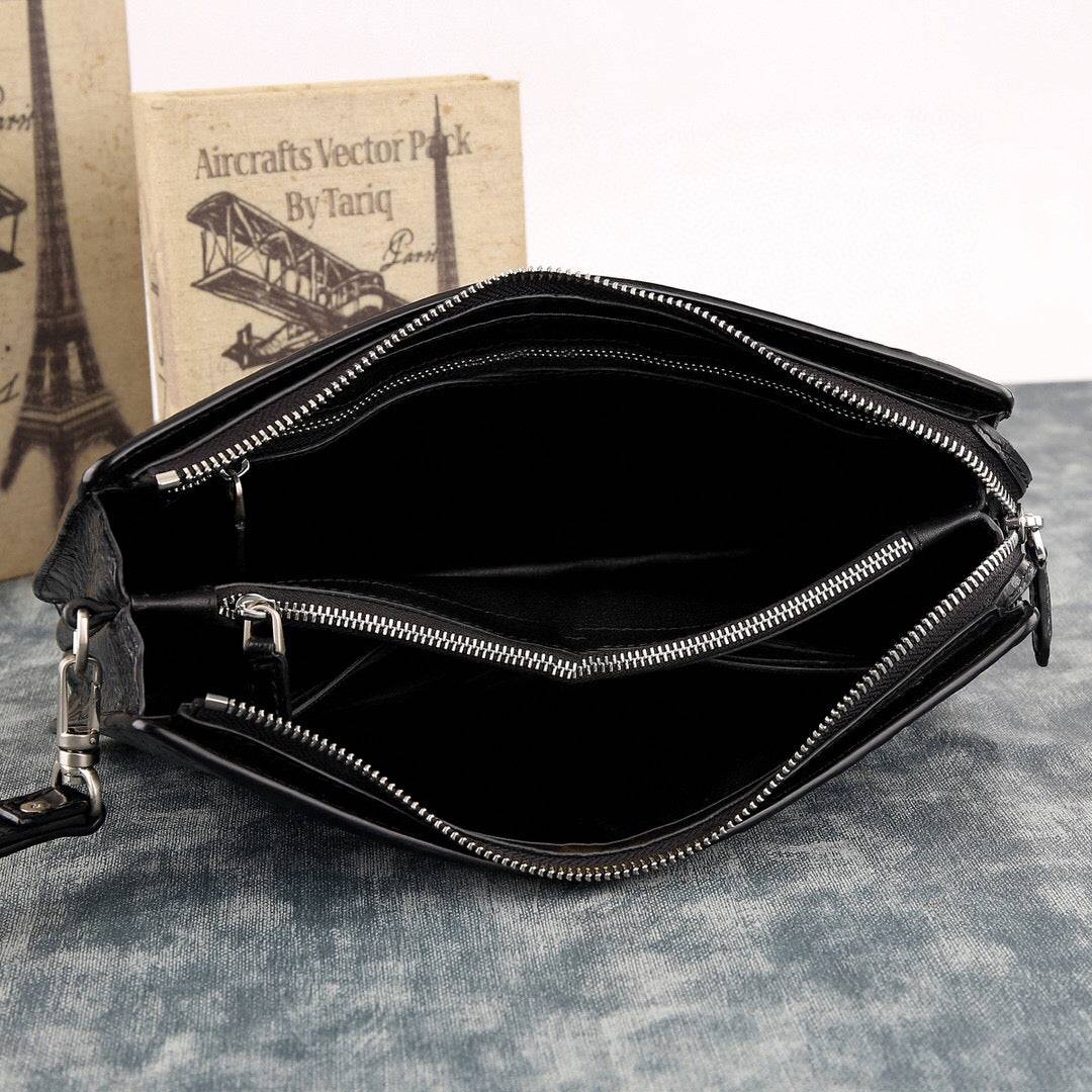 Crocodile Leather Wallet Clutch Bags Large Volumn