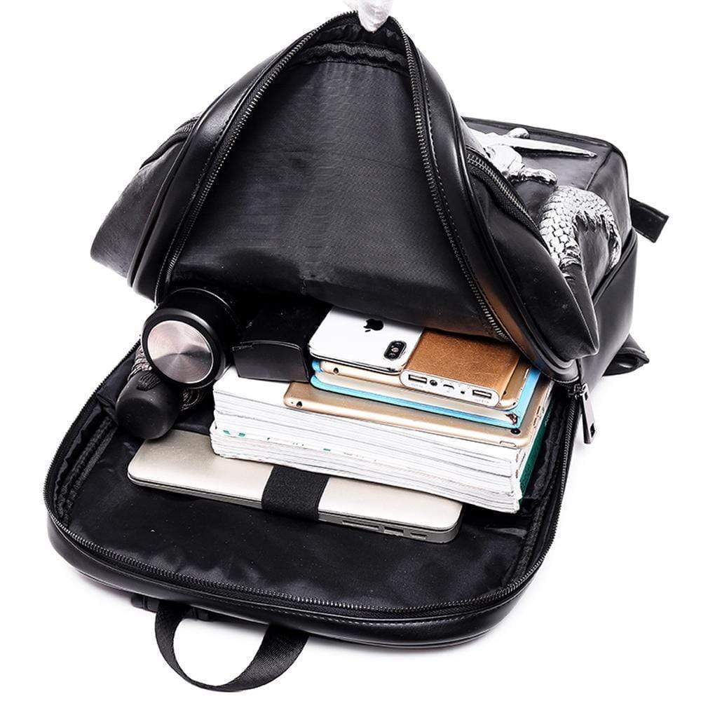 Halloween Skull Backpack 3D Pirate Captain 14"Laptop Computer Handbags Knapsack