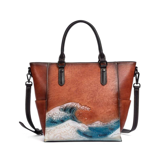 Rossie Viren Women's Womens shopper large vintage-leather tote