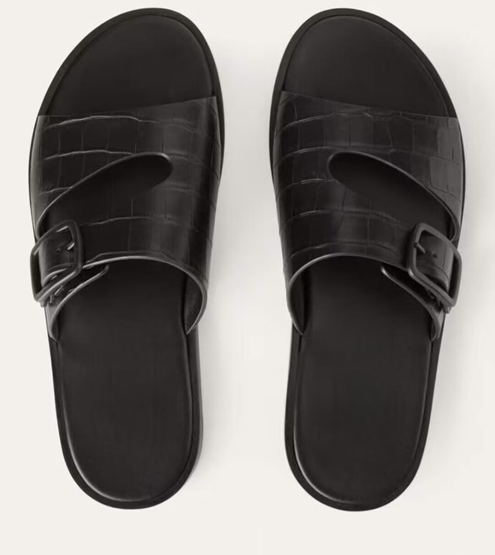 Crocodile Slippers Men's Crocodile Leather Slippers