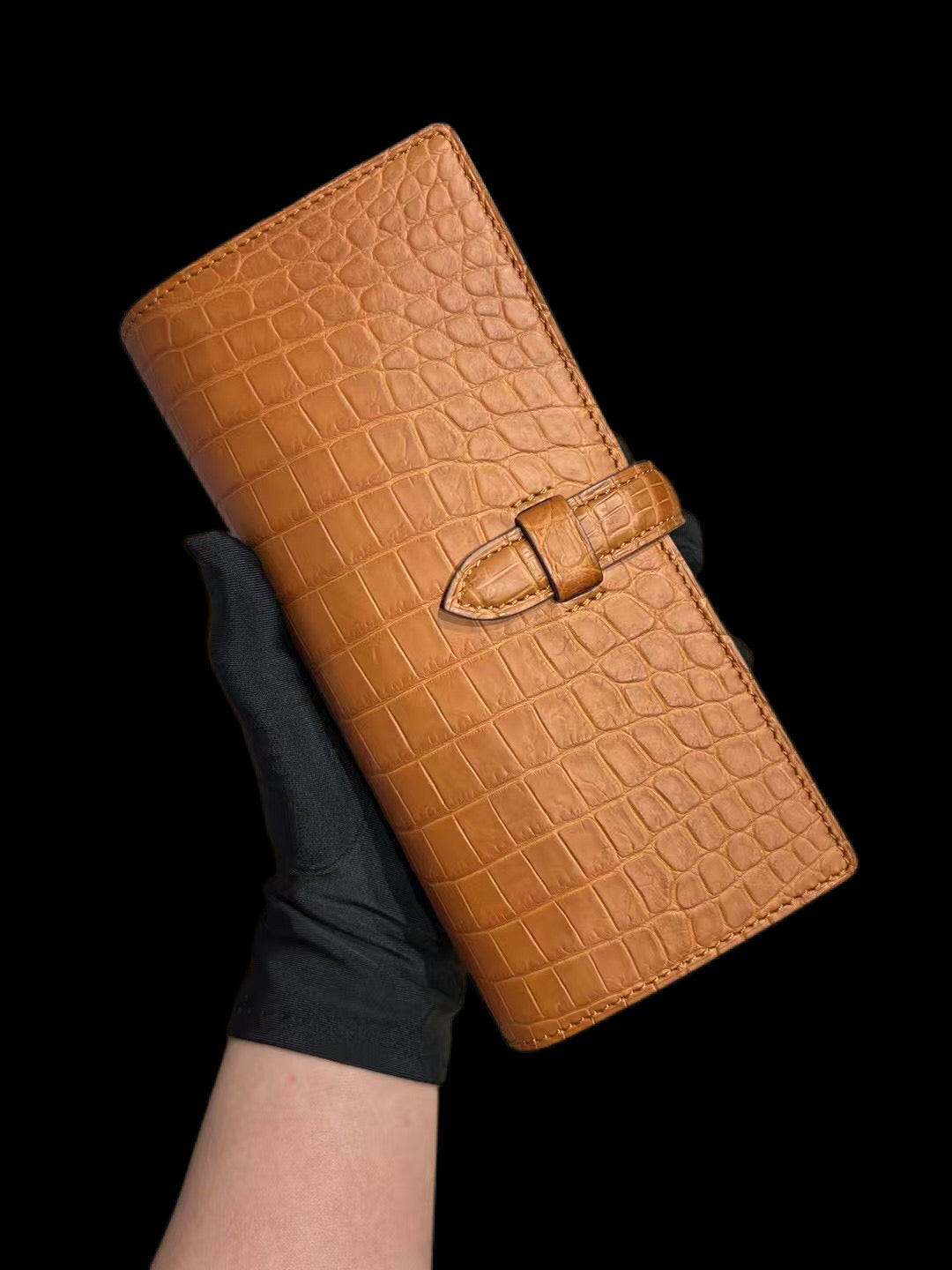 Genuine Crocodile Leather Cigar Bag