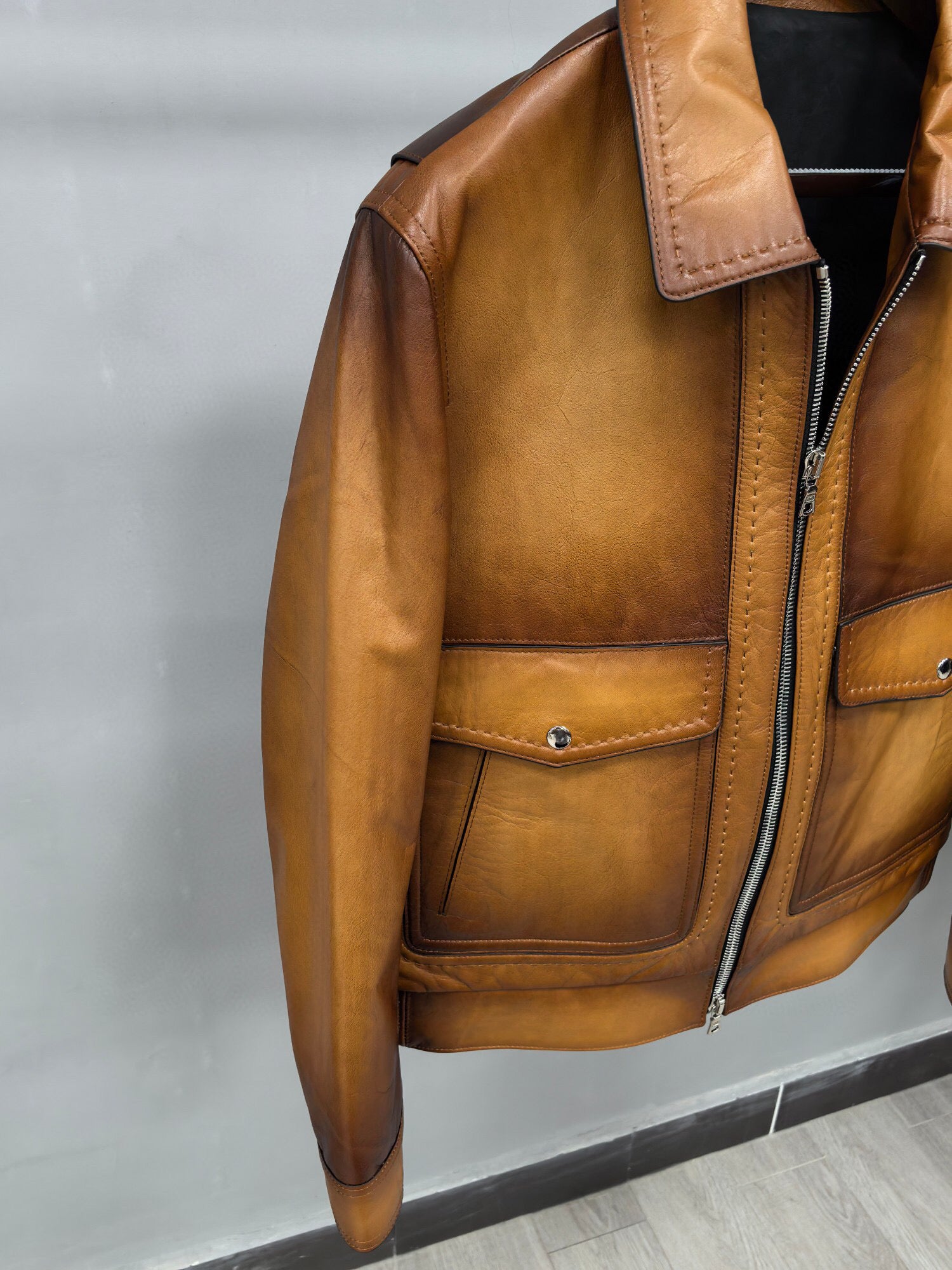 Mens Jackets , Leather Jacket, Vintage Brown Leather Jackets