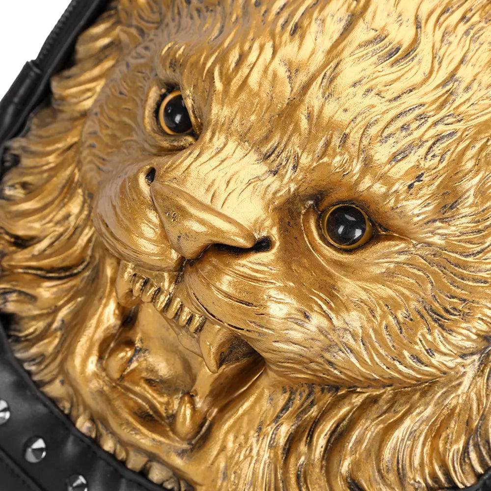 3D Lion backpack, Unisex Happy 3D Small Lion Styled Leisure Backpack