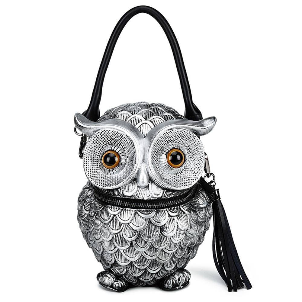 3D Owl Handle Shoulder Messenger Cross body Backpack