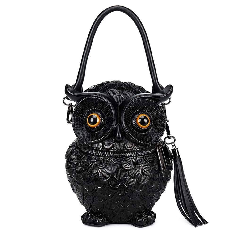 3D Owl Handle Shoulder Messenger Cross body Backpack