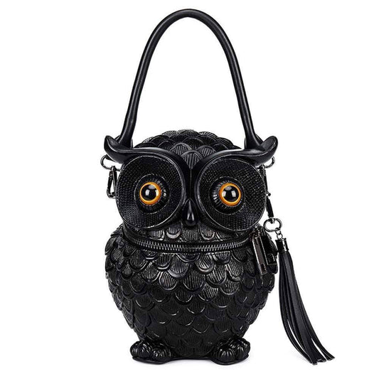 3D Owl Handle Shoulder Messenger Cross body Backpack