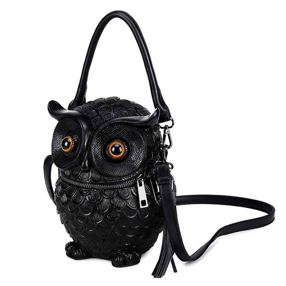 3D Owl Handle Shoulder Messenger Cross body Backpack