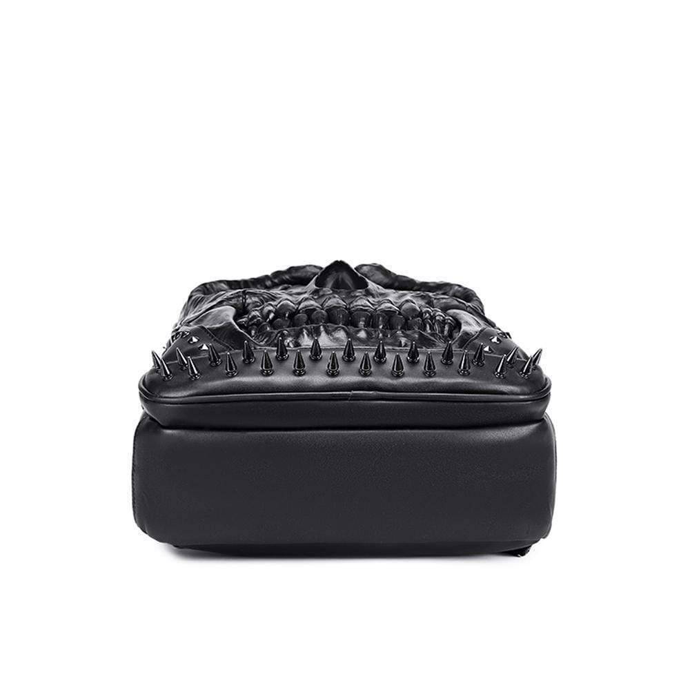3D Backpack Large Skull Face Backpack, Rivet Rucksack ,Leisure Backpack Bags
