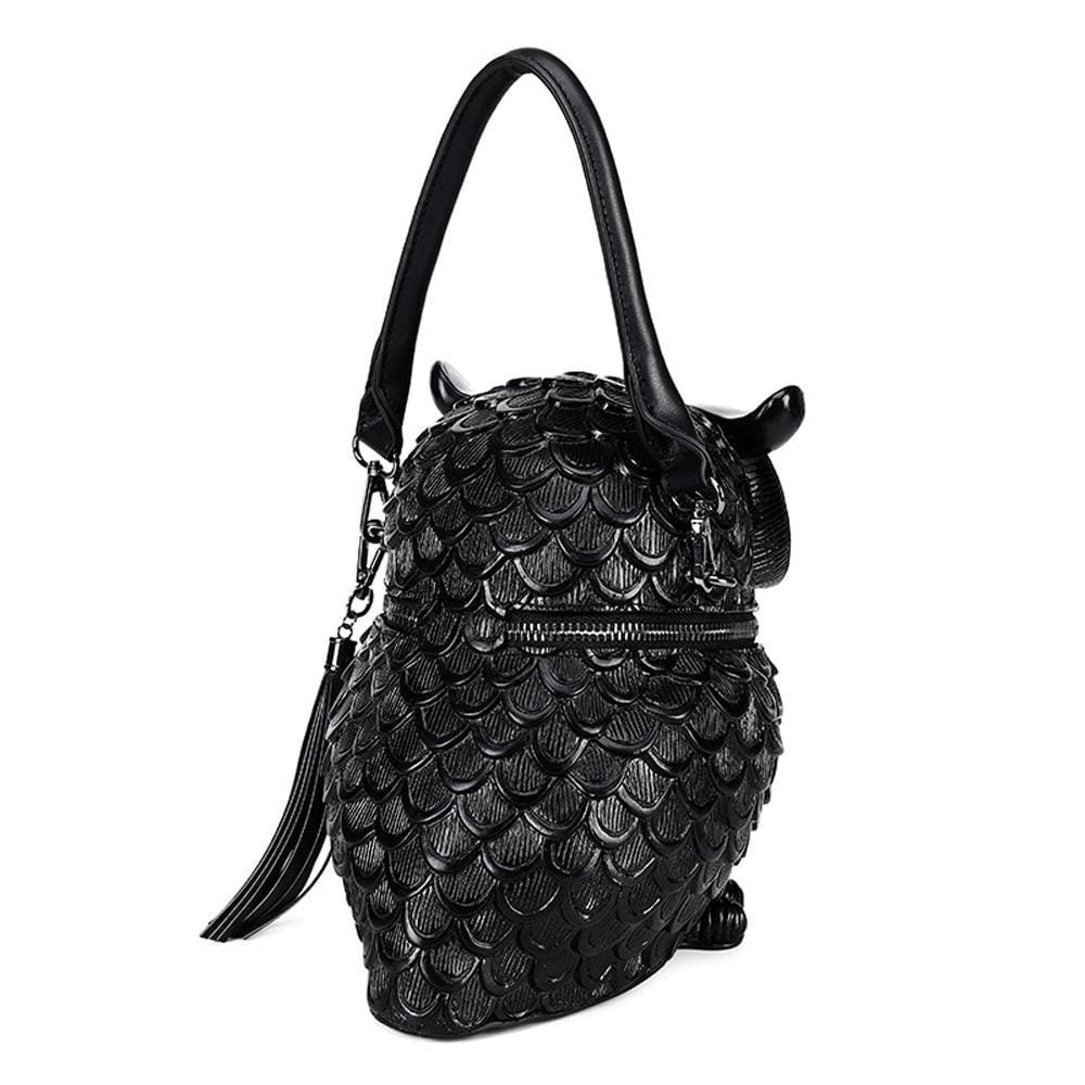3D Owl Handle Shoulder Messenger Cross body Backpack