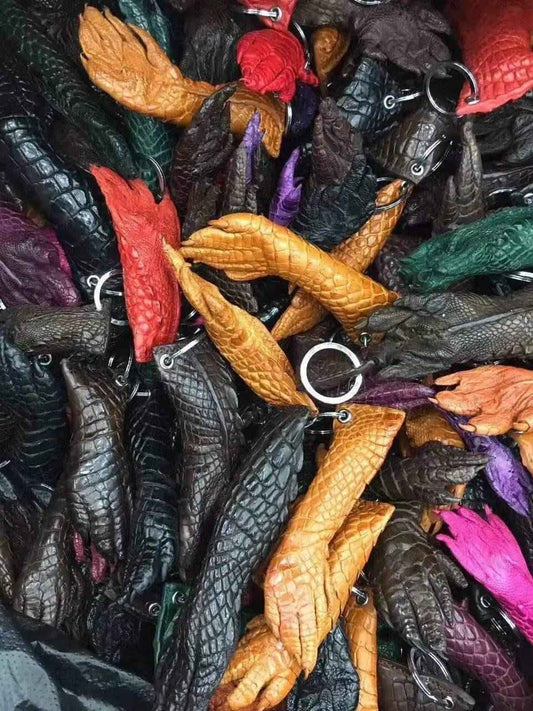 Crocodile Skin Key Holder