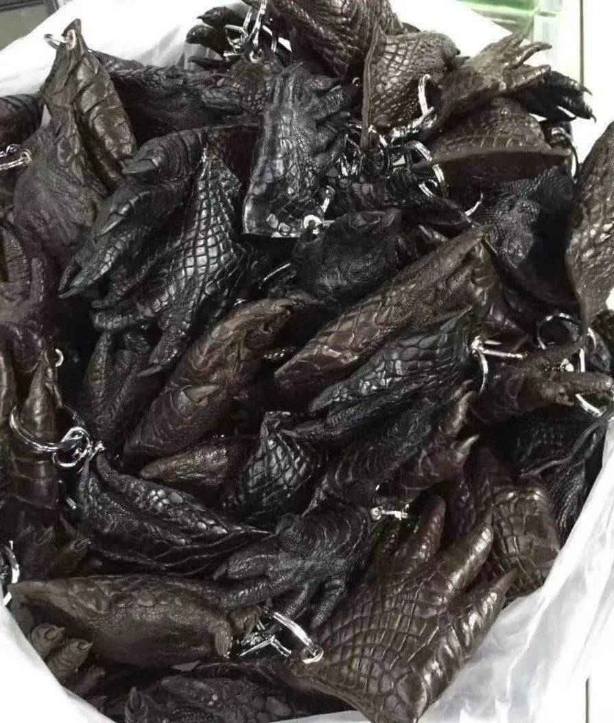 Crocodile Skin Key Holder