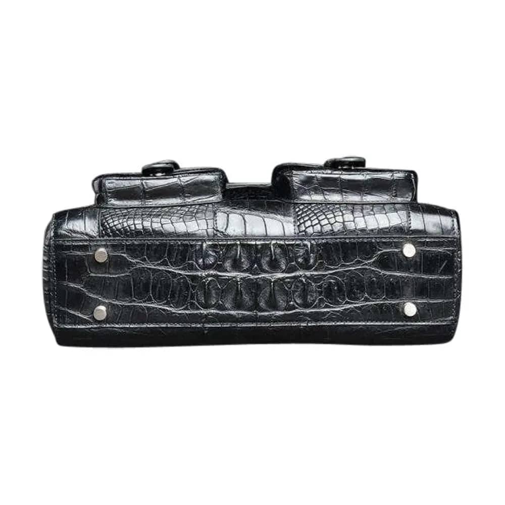Crocodile Briefcase Shoulder Cross-body Business Bag for Men | Rossieviren