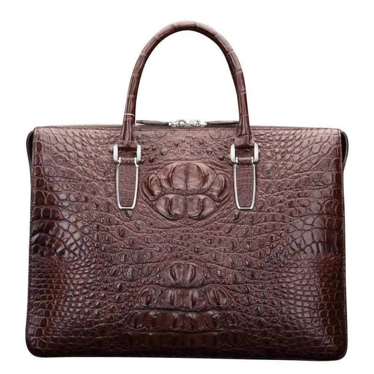Crocodile Leather Briefcase For Men | Rossieviren