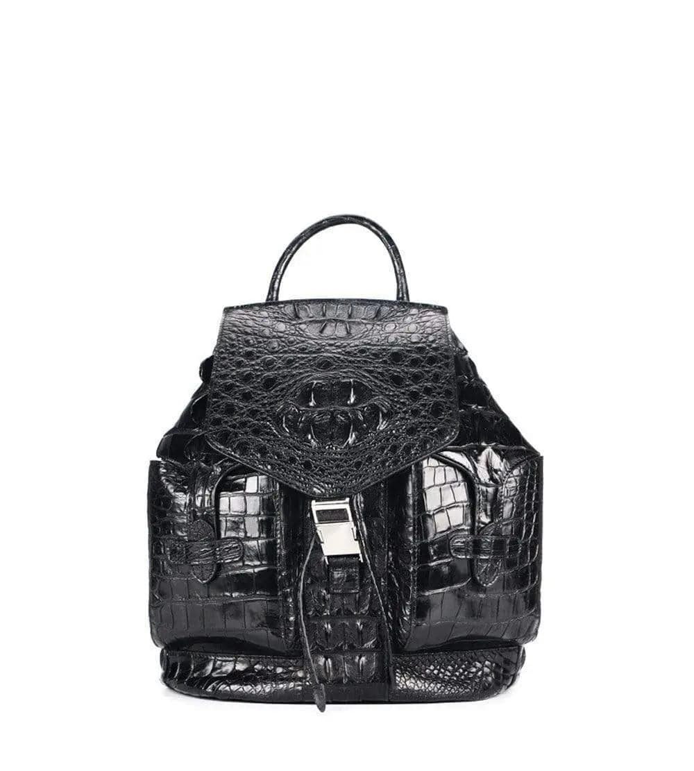Crocodile Leather City Backpack