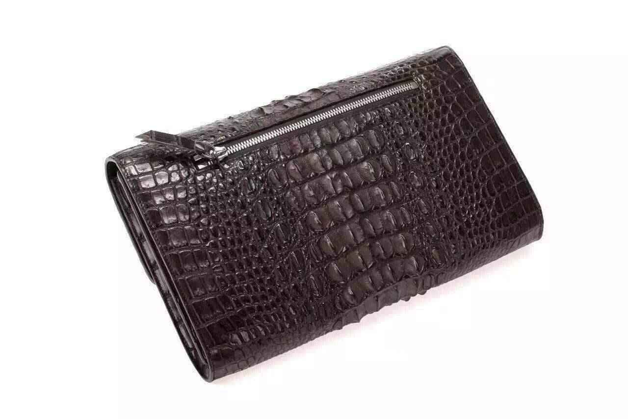Crocodile Leather Clutch Shoulder Bag For Men