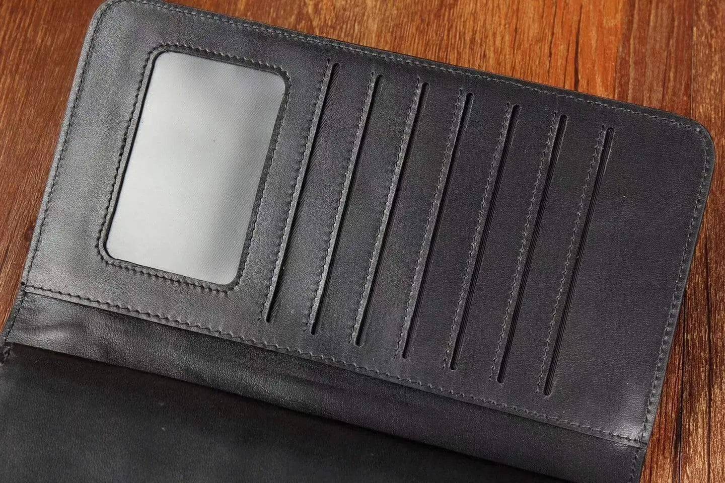 Crocodile Skin  Leather   Trifold   Wallet For Men