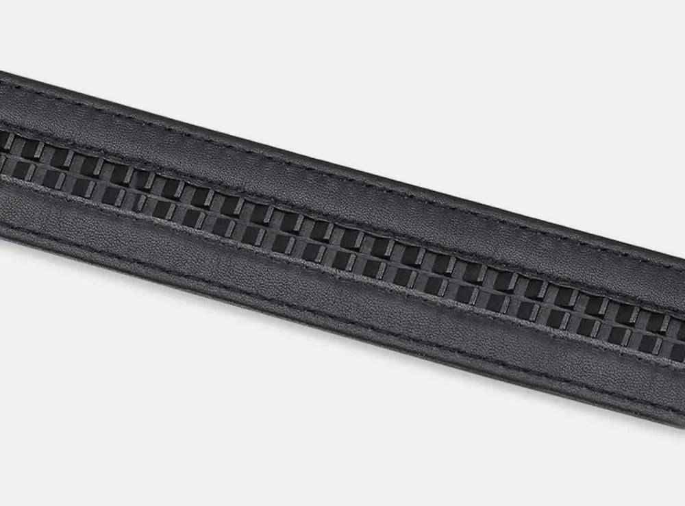 Crocodile Skin Bone Leather Waist Belt Without Buckle