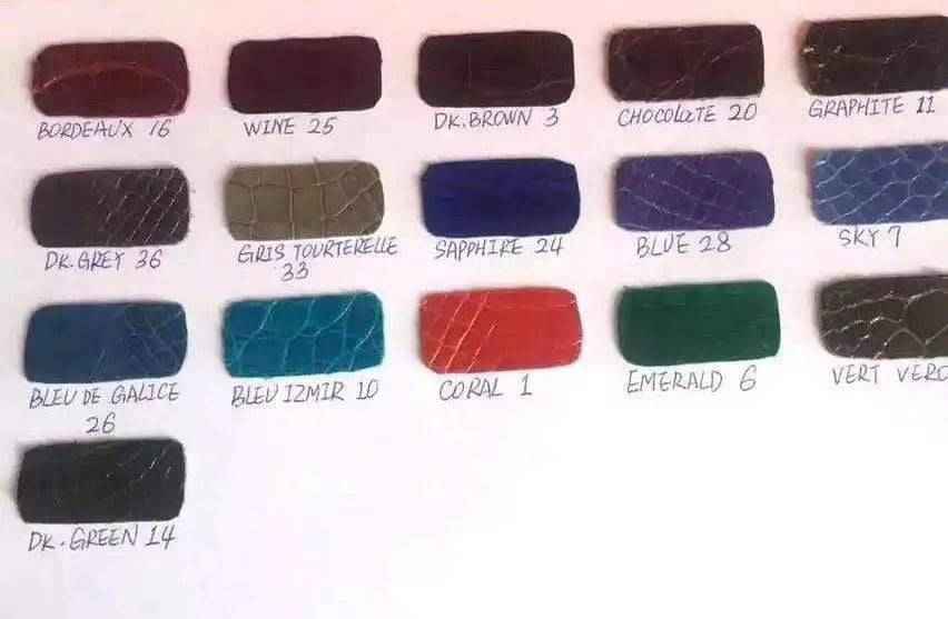 Crocodile Skin Leather Colorway