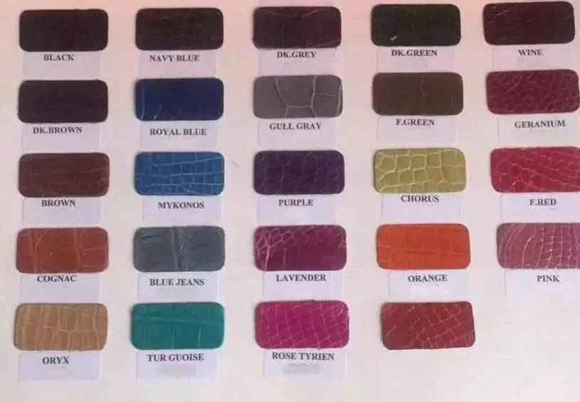 Crocodile Skin Leather Colorway