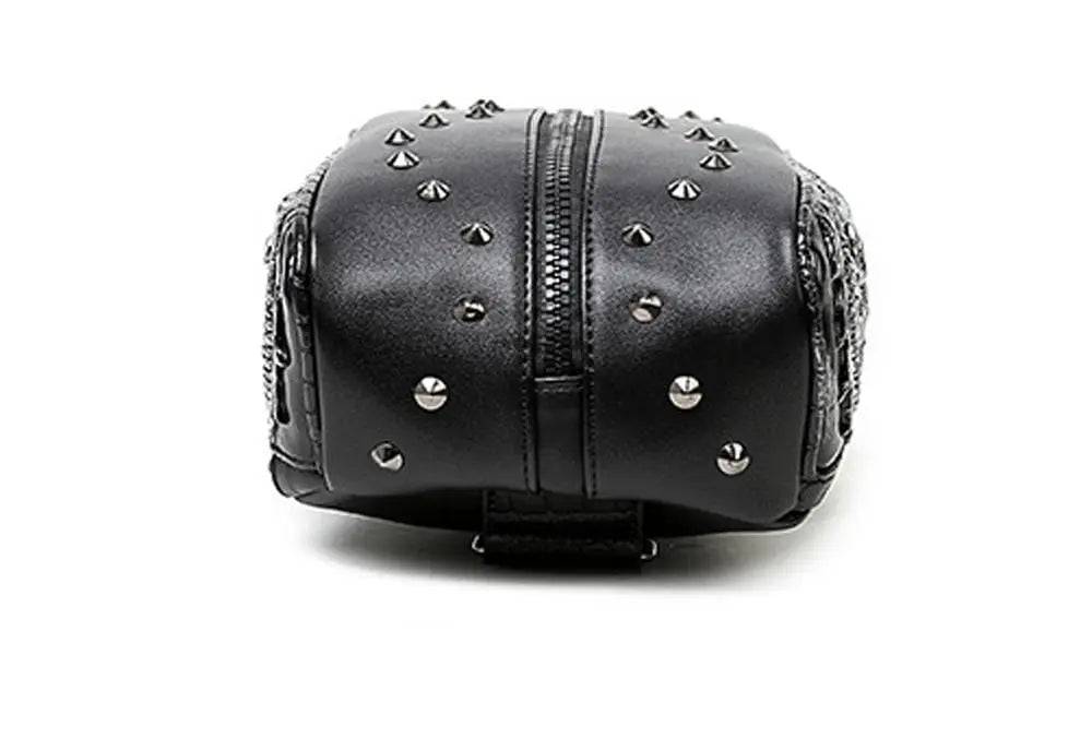 Fashion 3D Punk Rivets  Backpack  Travelling Rucksack  Computer Bag Without  Hat