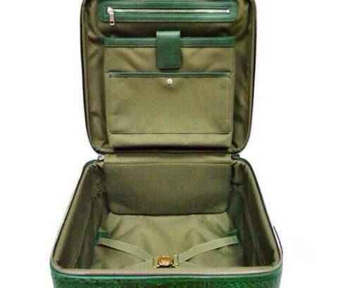 Preorder Genuine Crocodile Luxury Luggage / Roller Bag Orange