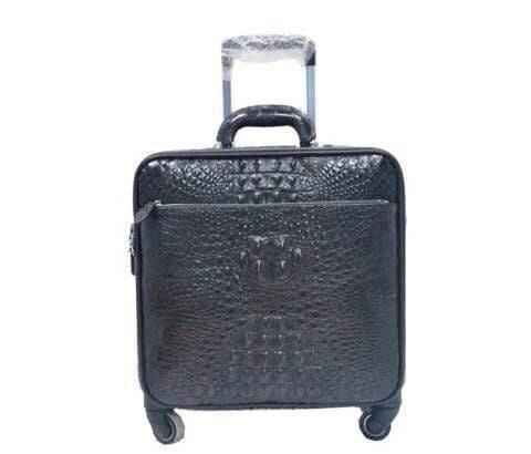 Genuine Crocodile Luxury Luggage / Roller Bag