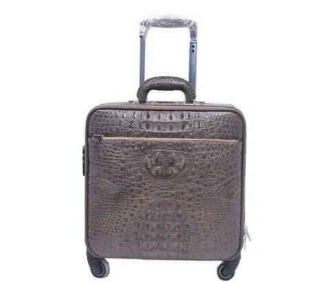 Genuine Crocodile Luxury Luggage / Roller Bag