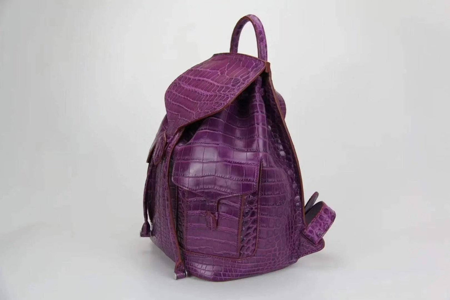 Preorder Genuine Crocodile Belly Leather Backpack