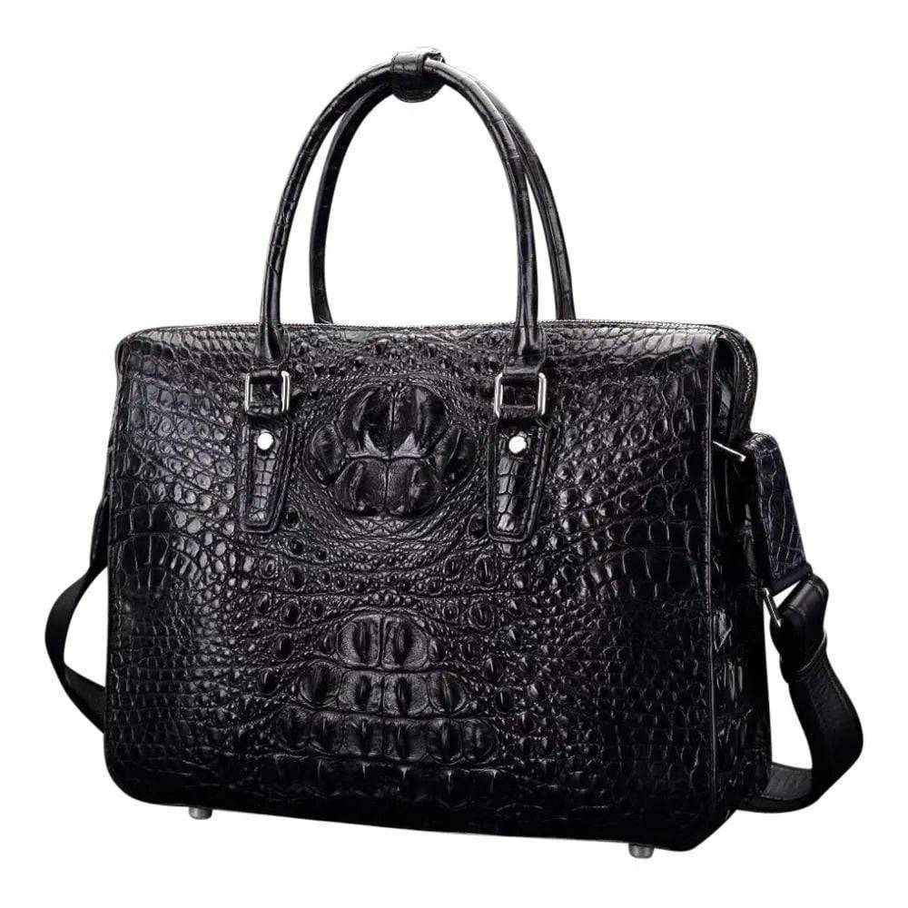 Genuine Crocodile Leather Briefcase