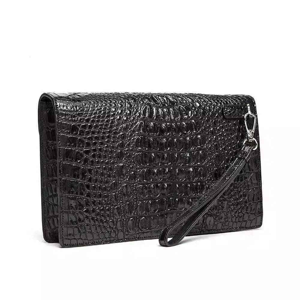 Genuine Crocodile Leather Clutch Bag