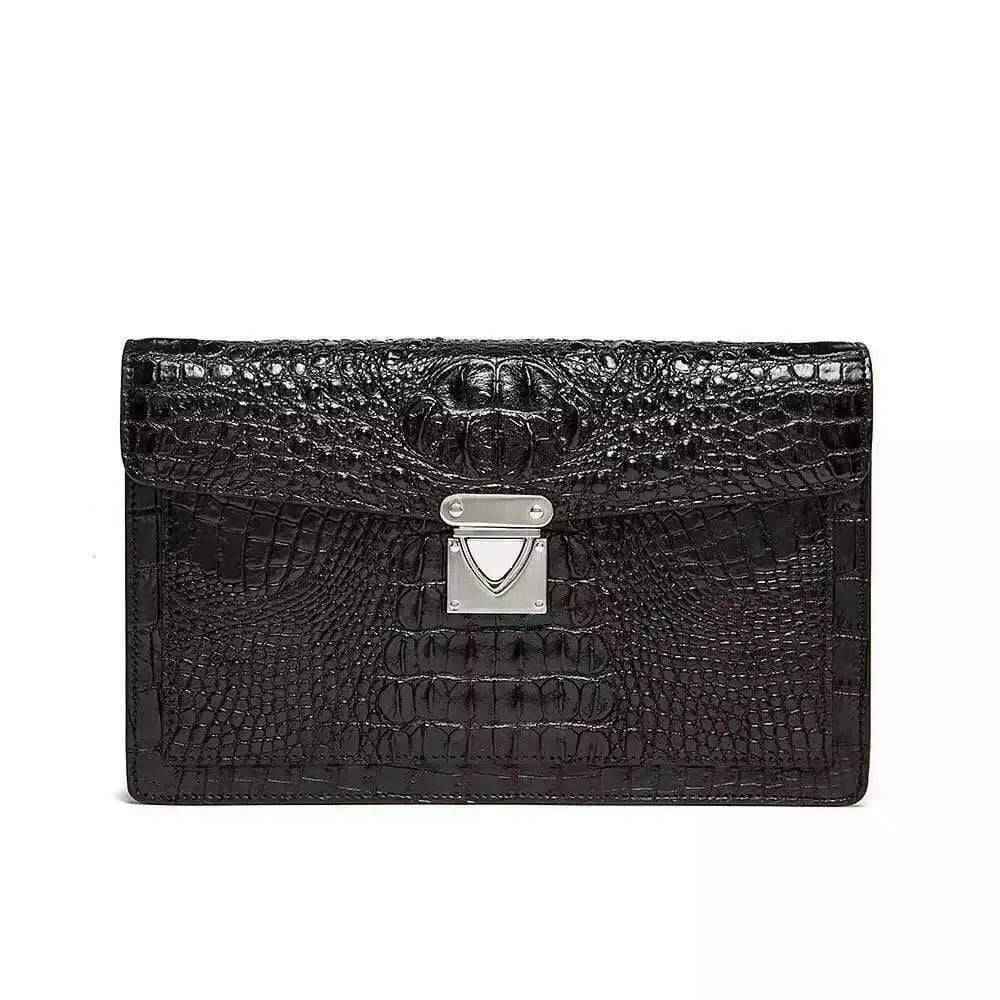 Genuine Crocodile Leather Clutch Bag