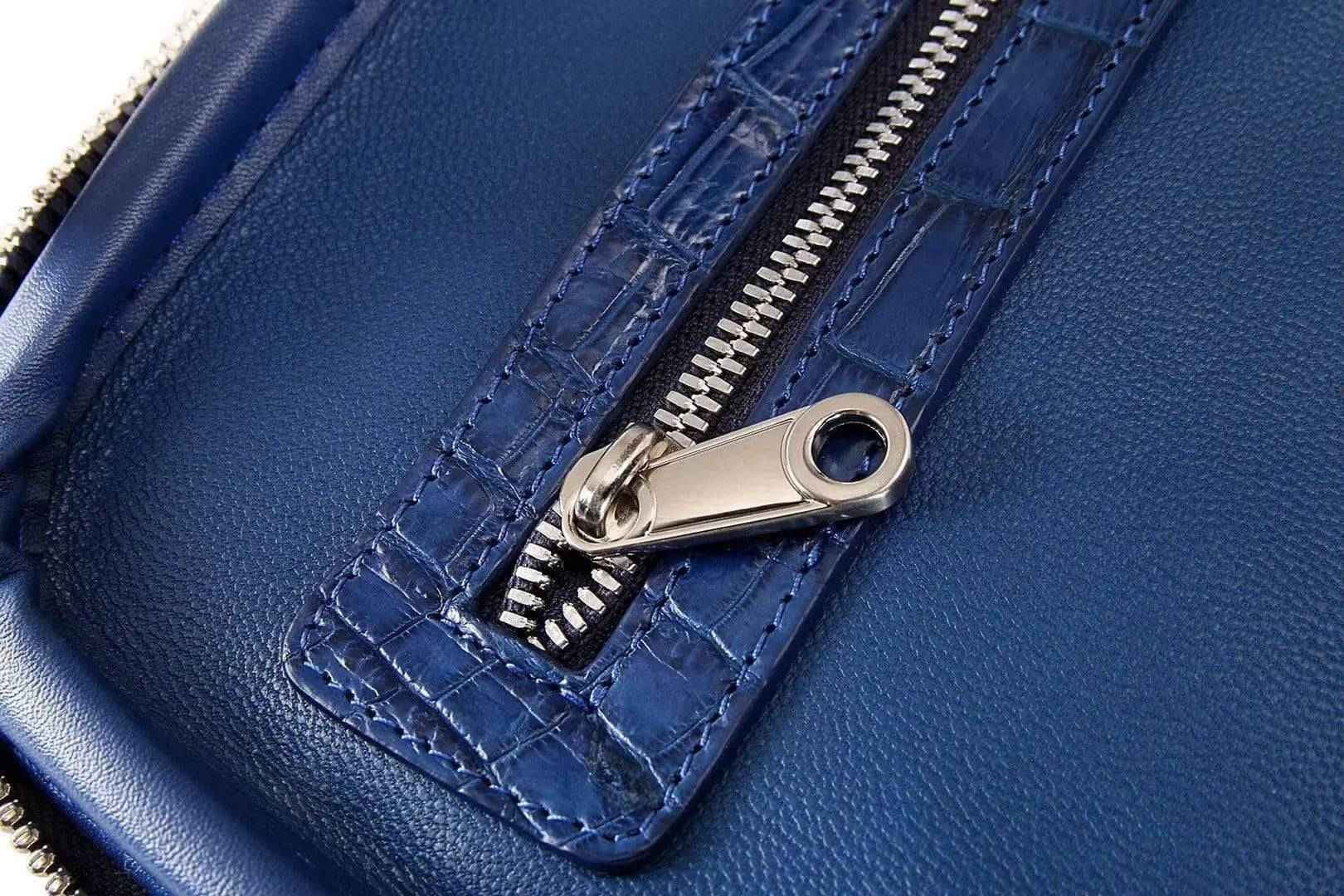 Genuine Crocodile Leather Luggage Roller Trolley Case 4 Spinner Wheels Travel Bags