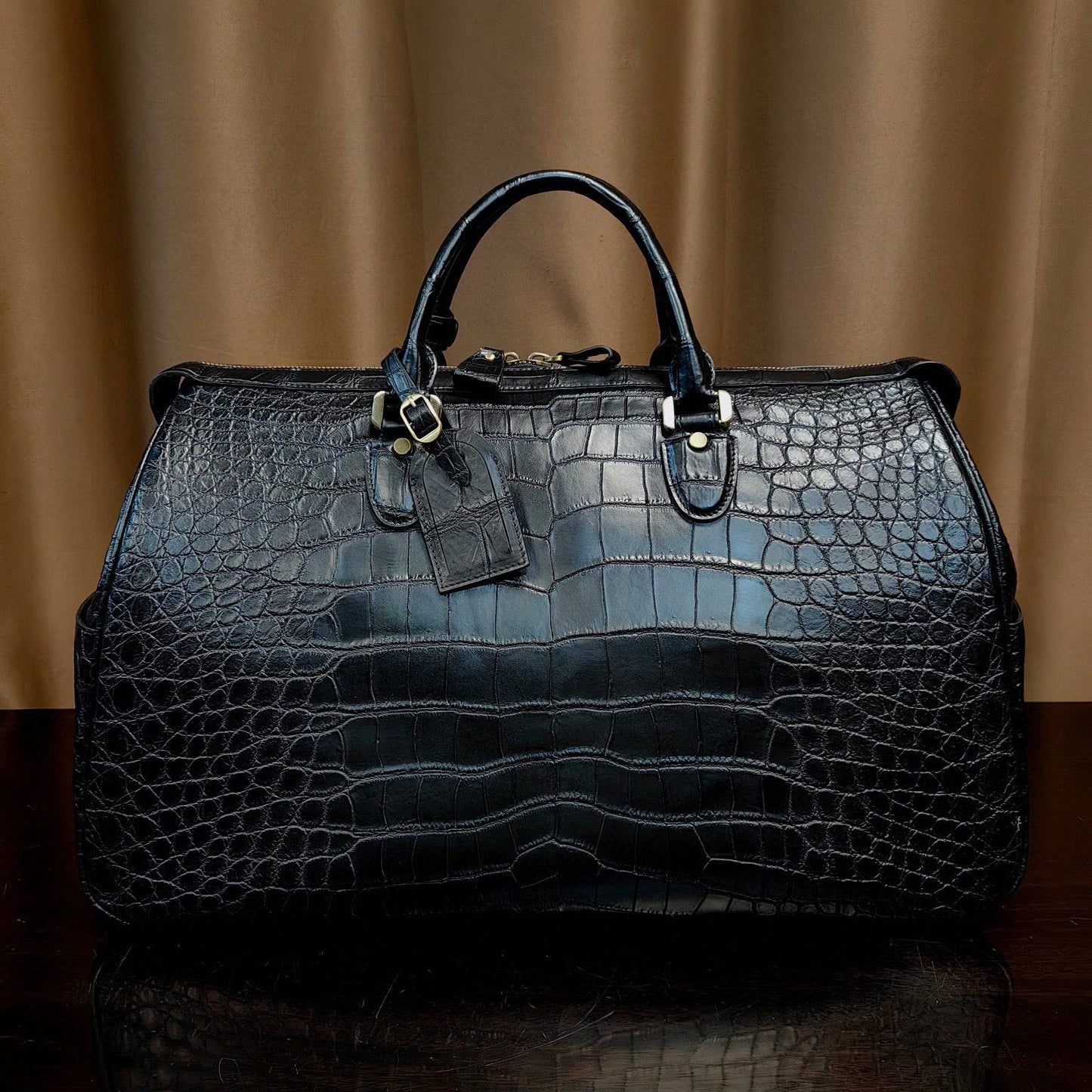 Preorder Genuine Crocodile Leather Super XL large Travel Duffel Bag Himalayan