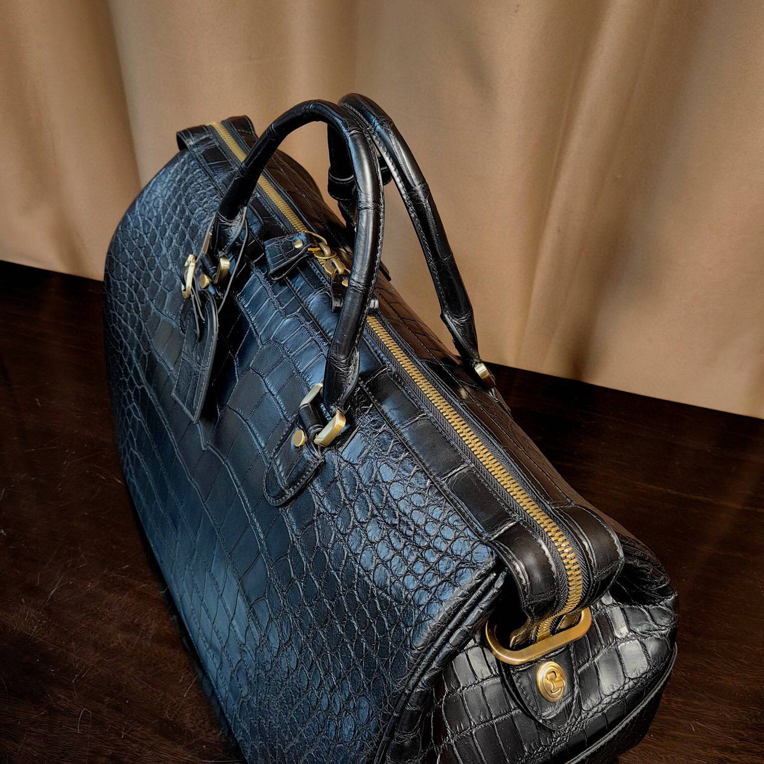 Preorder Genuine Crocodile Leather Super XL large Travel Duffel Bag Himalayan