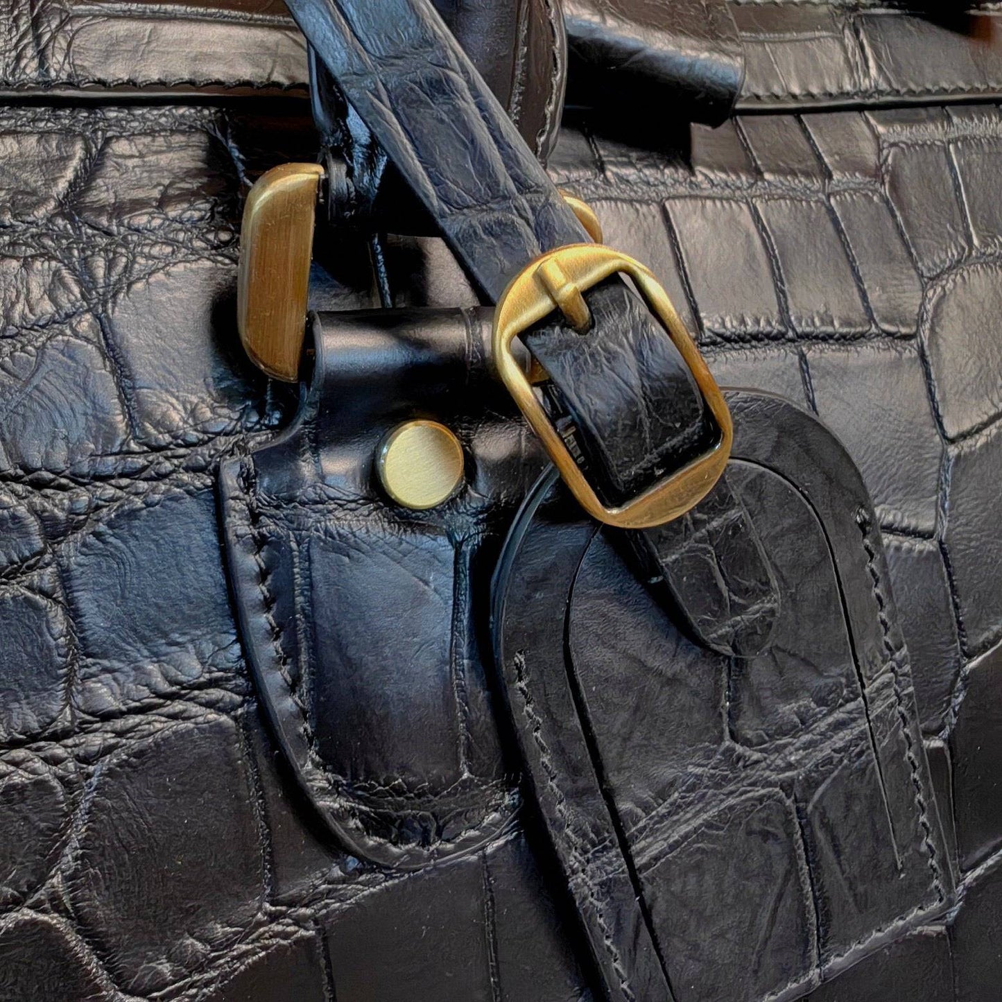 Preorder Genuine Crocodile Leather Super XL large Travel Duffel Bag Himalayan