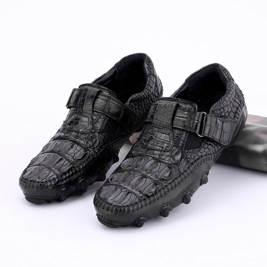 Crocodile Shoes Crocodile Leather Loafers Casual Driving Shoes