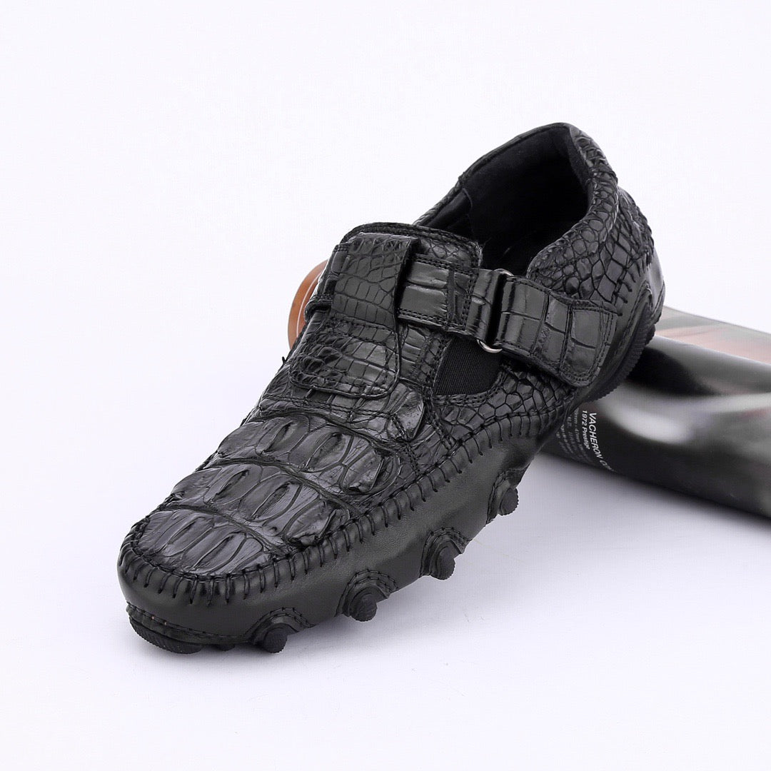 Crocodile Shoes Crocodile Leather Loafers Casual Driving Shoes