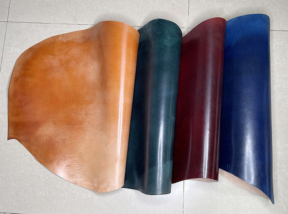 Genuine Shell Cordovan Leather Lace Up Roud Toe Shoes