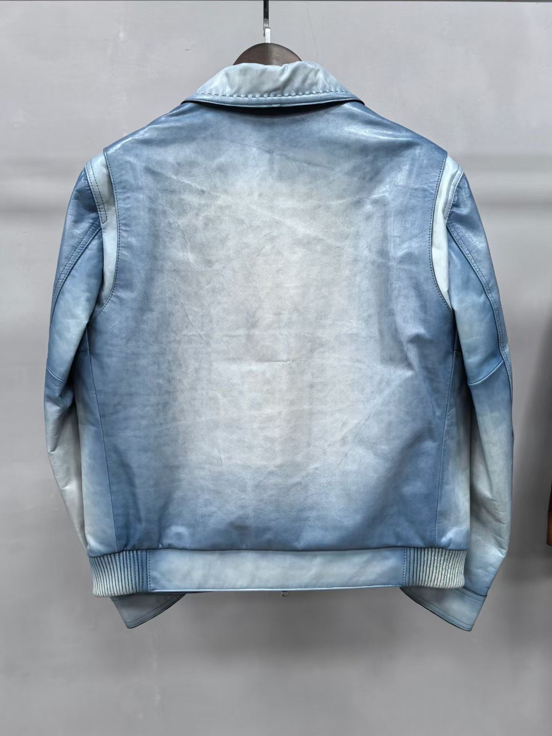 Preorder Mens Jackets , Leather Jacket, Vintage Blue Leather Jackets