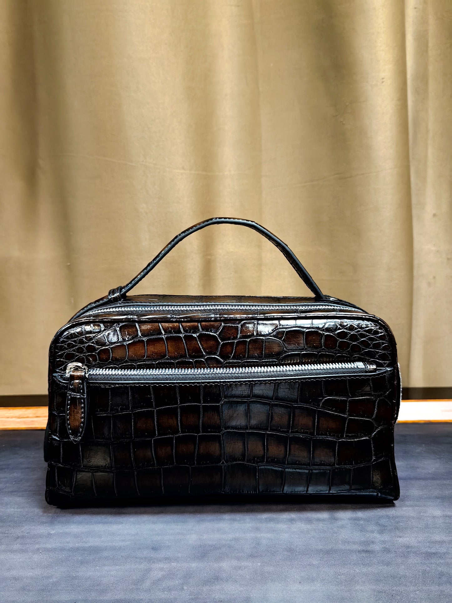 Genuine Crocodile Leather Classic Clutch Bag