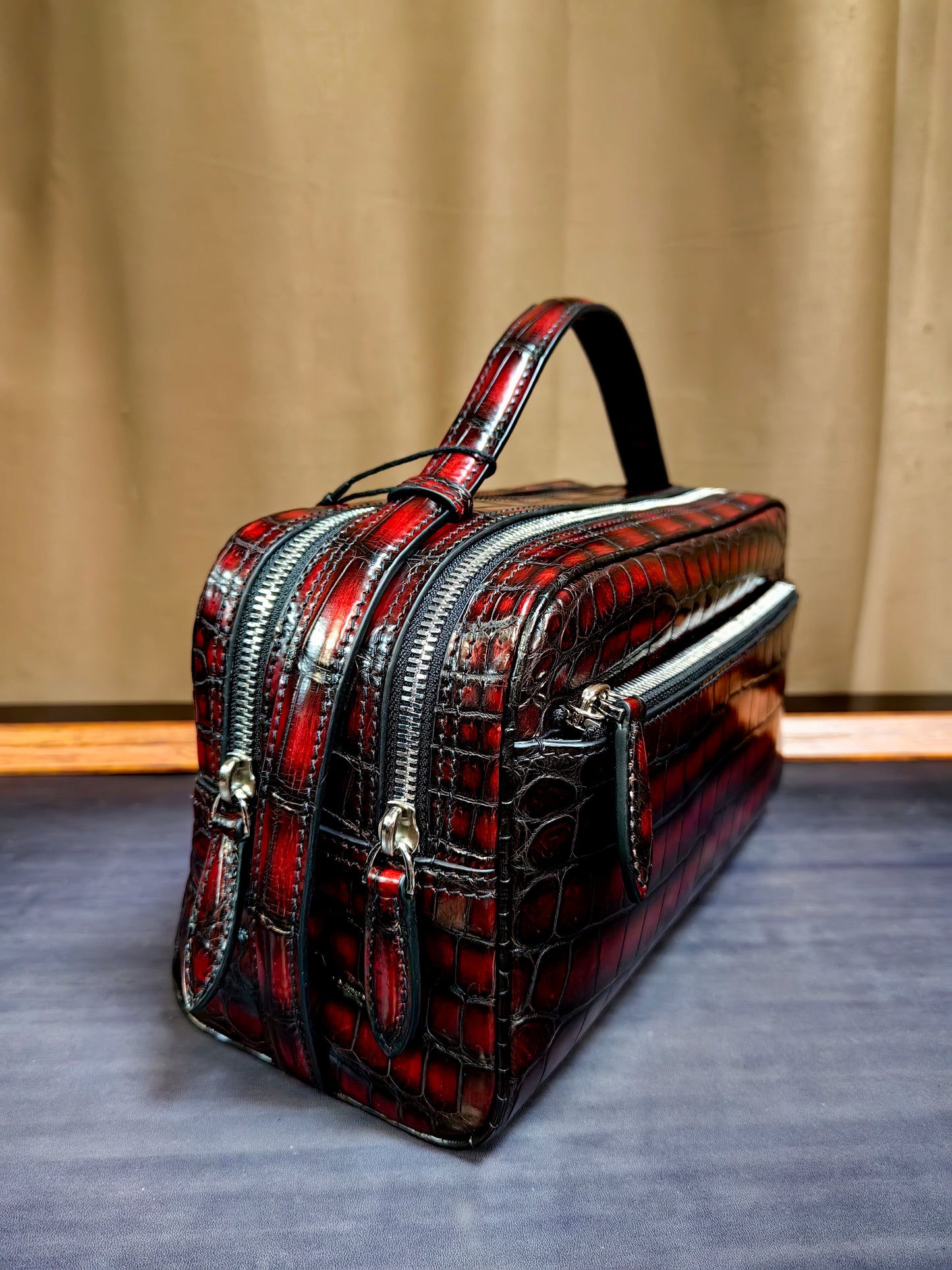 Genuine Crocodile Leather Classic Clutch Bag