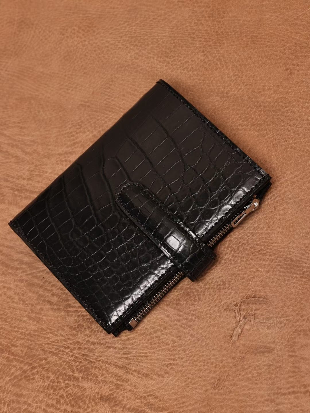 Genuine Crocodile Leather Binder Notebook