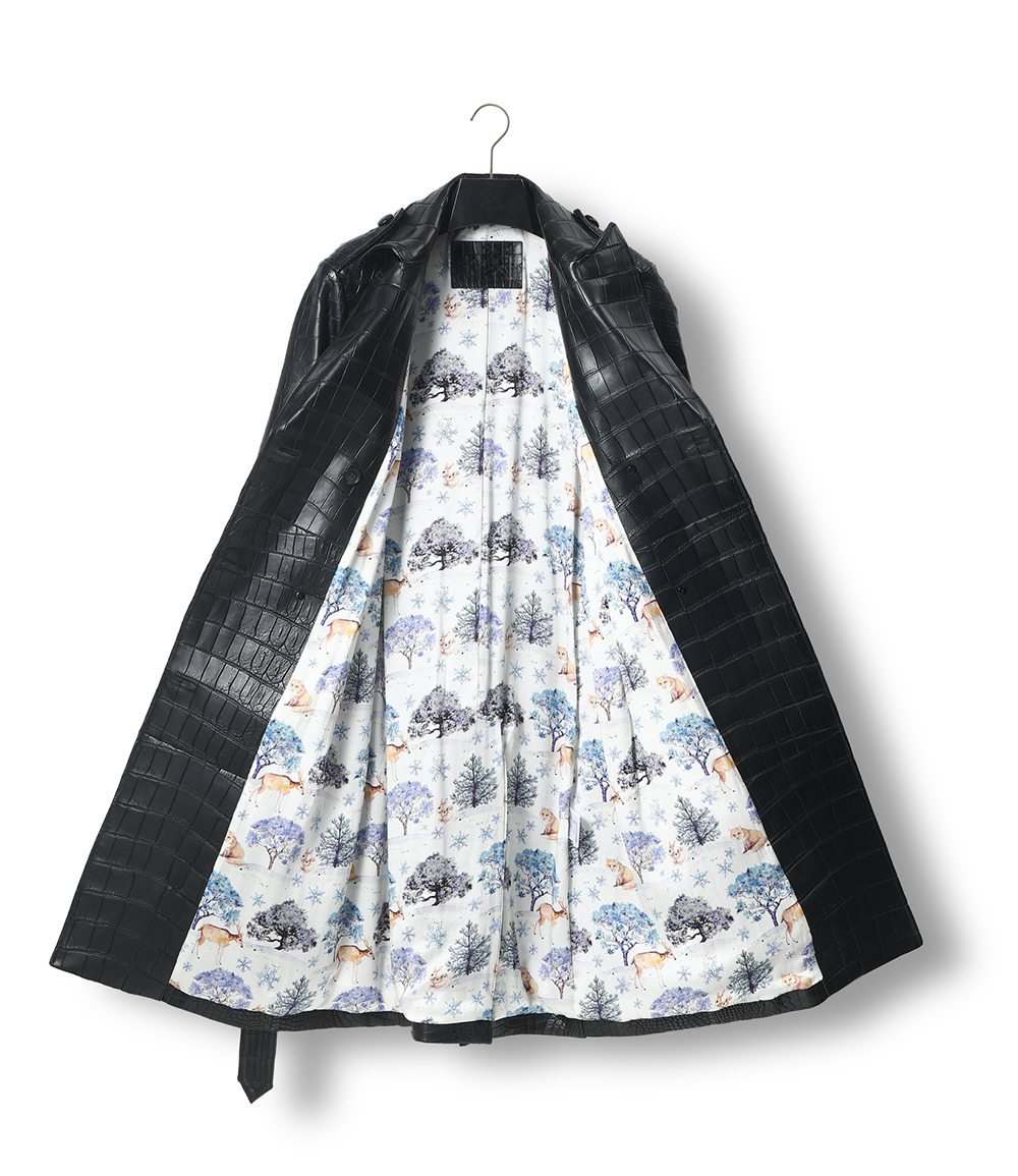 Men's Crocodile Leather windbreaker Nile