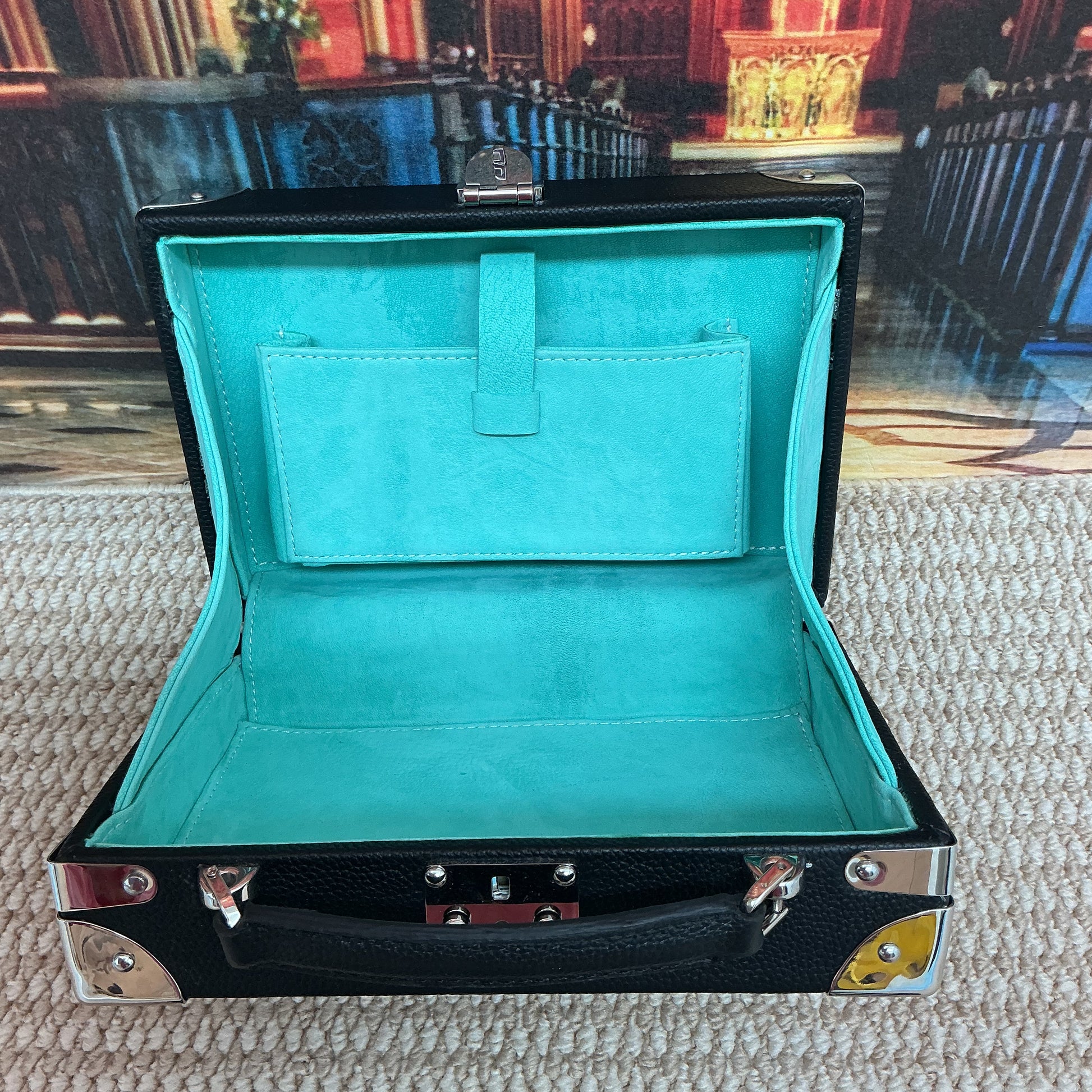 Leather Jewlry And Watch Box Small