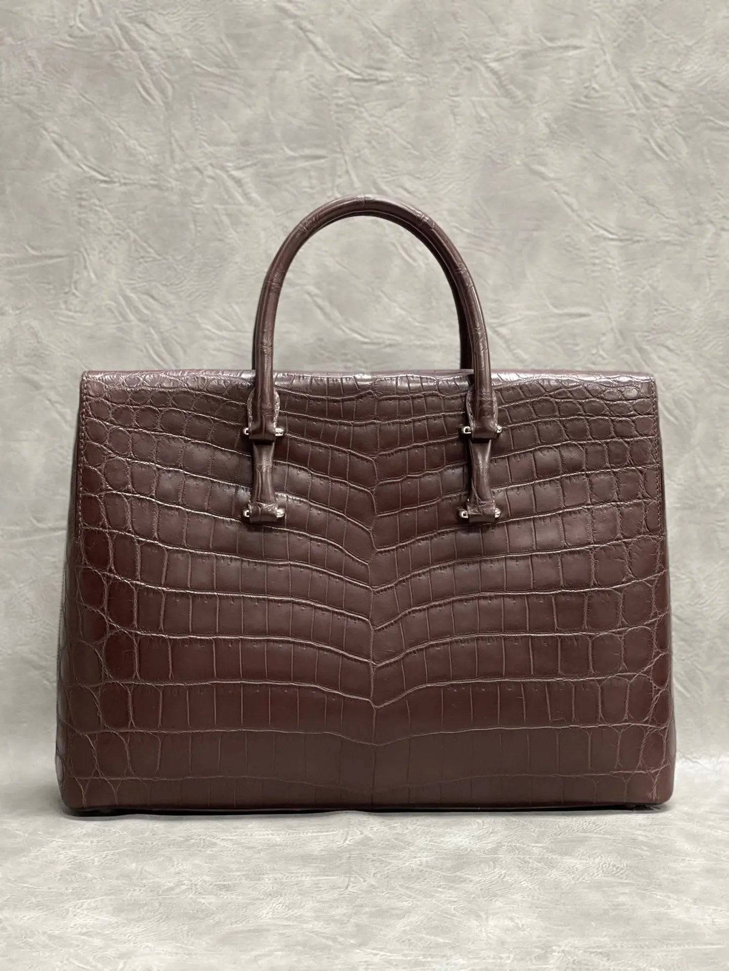 Men's Genuine Nile Crocodile Leather Briefcase