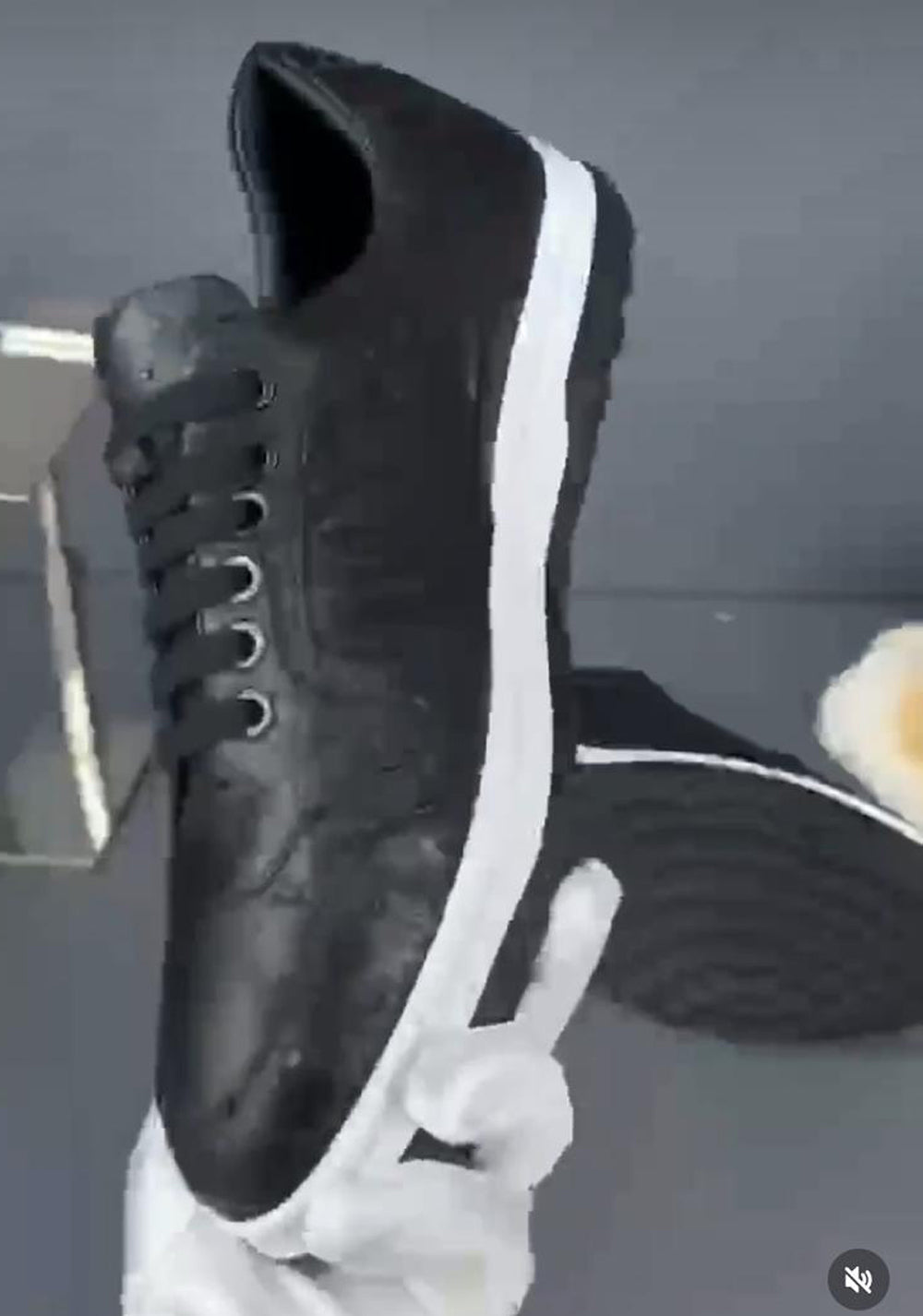 Preorder Crocodile Skin Leather Sneaker White