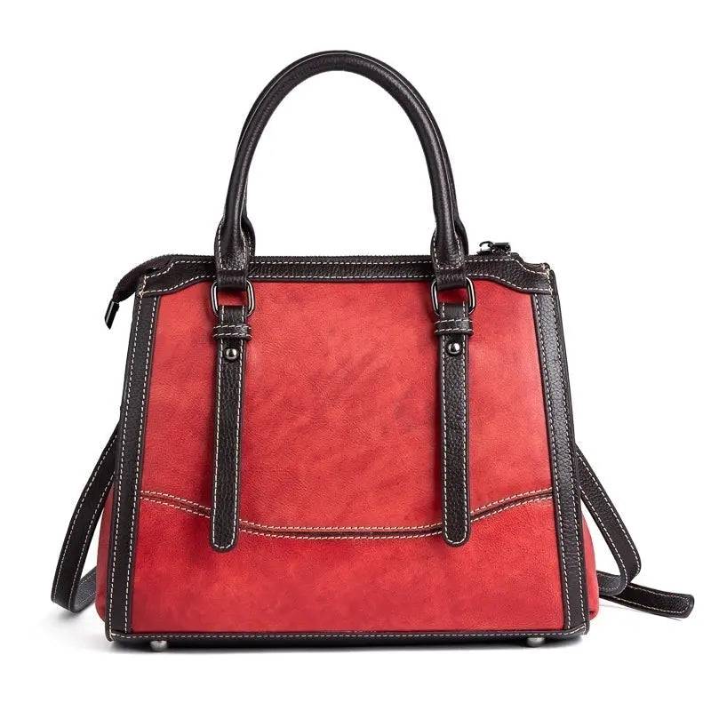 Rossie Viren Women's Leather Top Handle Shoulder Cross Body Bag