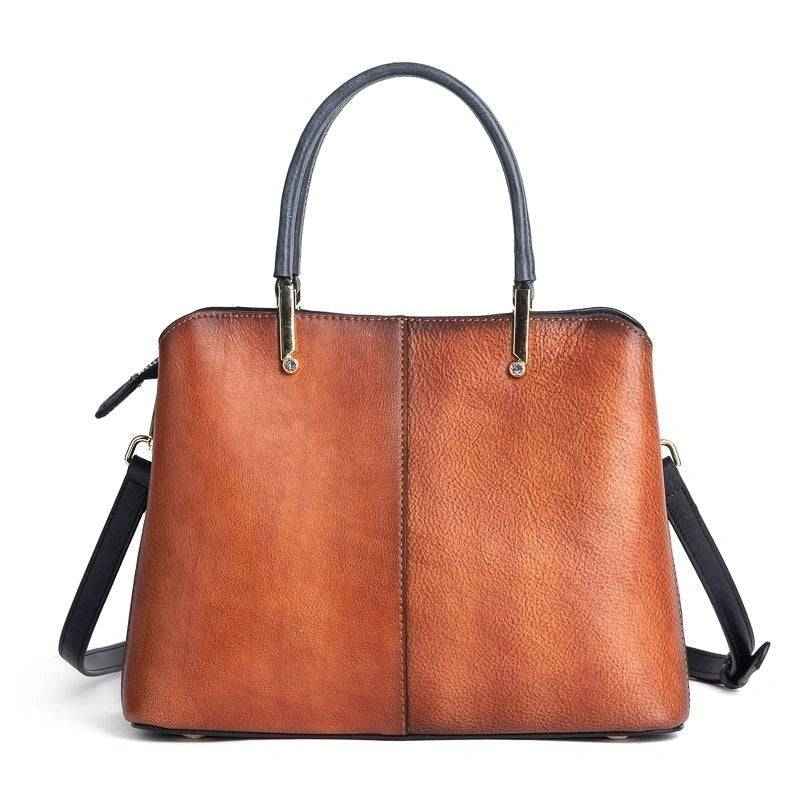 Rossie Viren Women's Leather Top Handle Shoulder Cross Body Bags